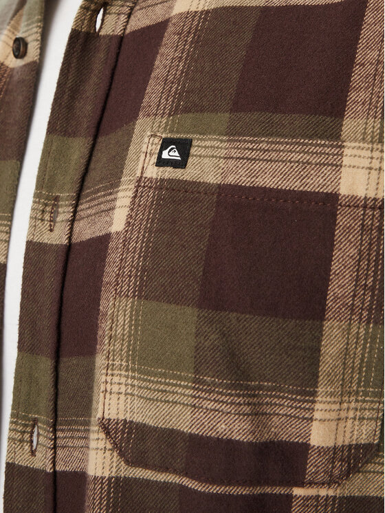 Quiksilver Quiksilver Hemd Motherfly Plaid EQYWT04712 Grün Regular Fit