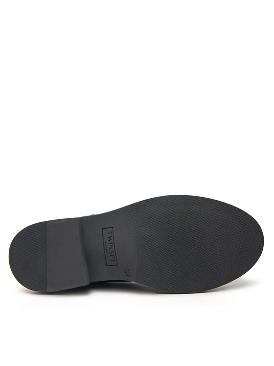 TWINSET TWINSET Kotníková obuv s elastickým prvkem 242TGT090 Černá