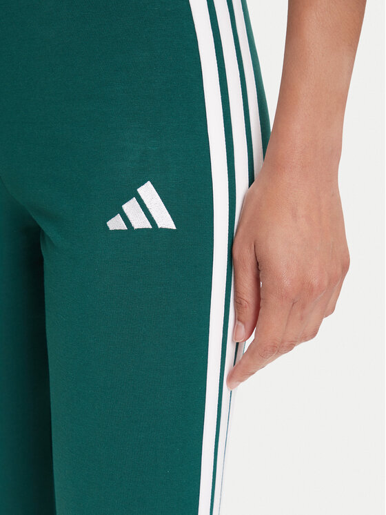 adidas adidas Tamprės Essentials 3-Stripes KB7663 Žalia Slim Fit