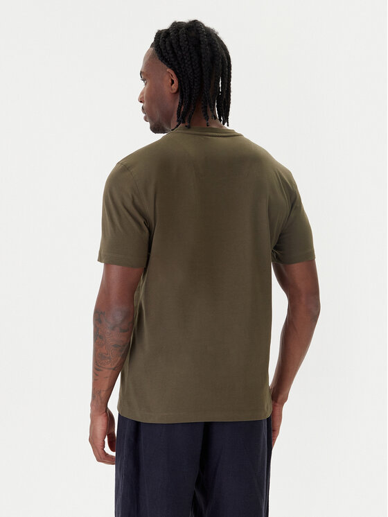 Aeronautica Militare Aeronautica Militare Tričko 261TS1580UJ00372 Zelená Regular Fit