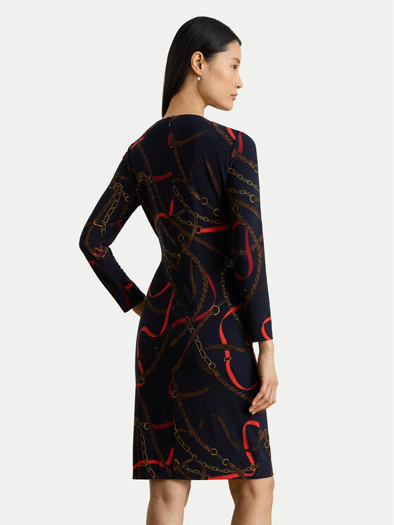 LAUREN RALPH LAUREN LAUREN RALPH LAUREN Sukienka codzienna 200P03736001 Granatowy Slim Fit