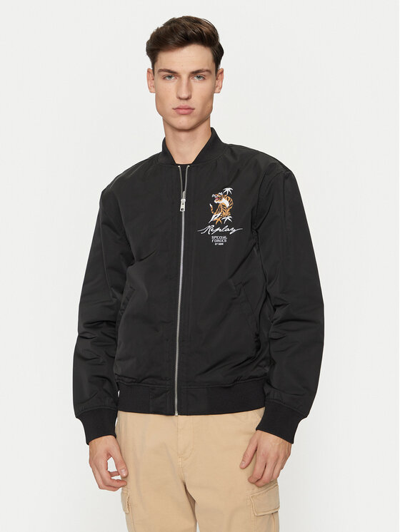 REPLAY REPLAY Демісезонна куртка M8430 .000.84880 Чорний Regular Fit