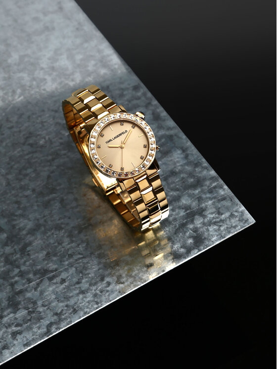 KARL LAGERFELD KARL LAGERFELD Zegarek R0553100503 Złoty