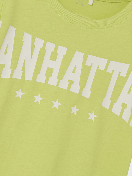 NAME IT NAME IT Tricou Berte 13226107 Verde Regular Fit