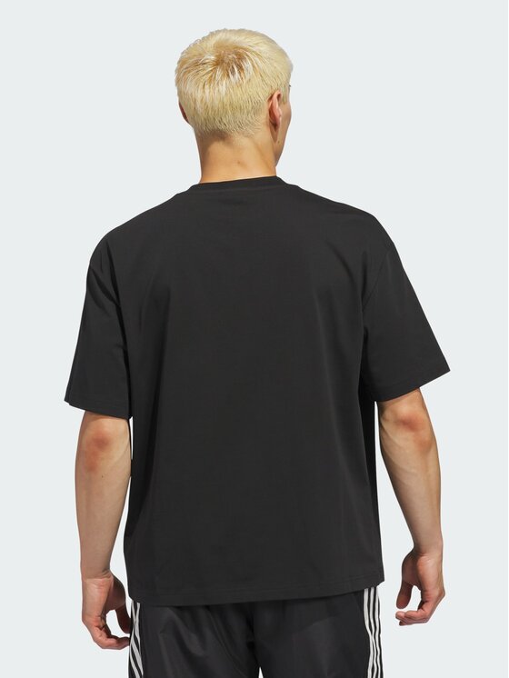 adidas adidas T-Shirt 158691 Czarny Oversize