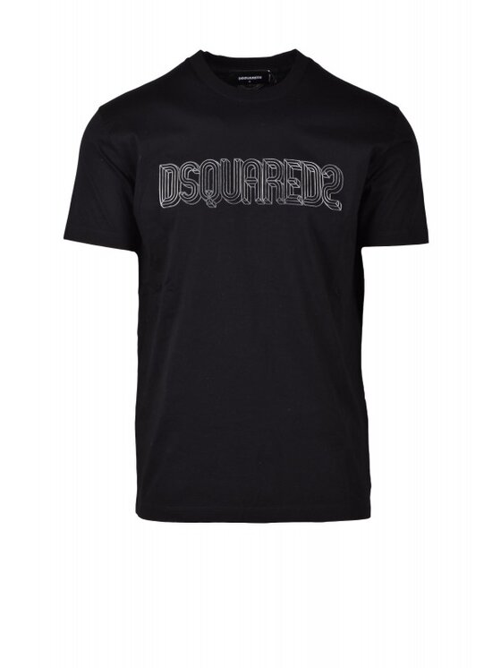 Dsquared2 Dsquared2 T-Shirt S74GD1161 S23009 Černá Regular Fit