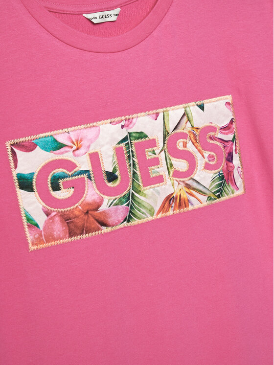 Guess Guess Každodenní šaty J5GK06 KAE24 Růžová Regular Fit