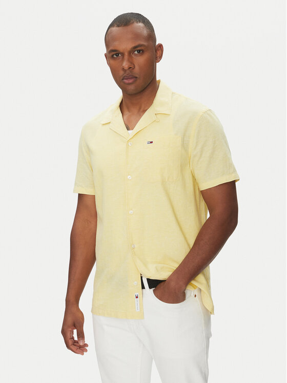 Tommy Jeans Tommy Jeans Camicia DM0DM20895 Giallo Regular Fit