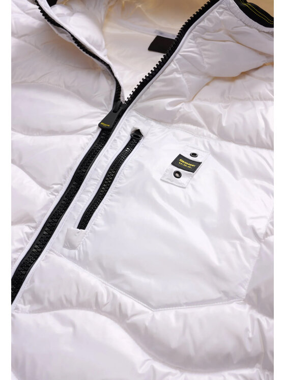 Blauer Blauer Μπουφάν χειμωνιάτικο WAVE Λευκό Casual Fit