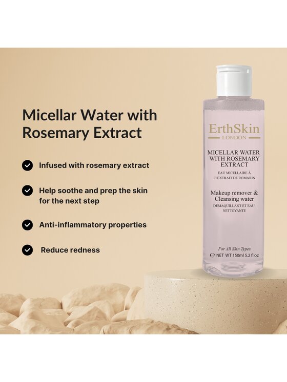 Erthskin London Erthskin London Woda micelarna z ekstraktem z rozmarynu Płyn micelarny