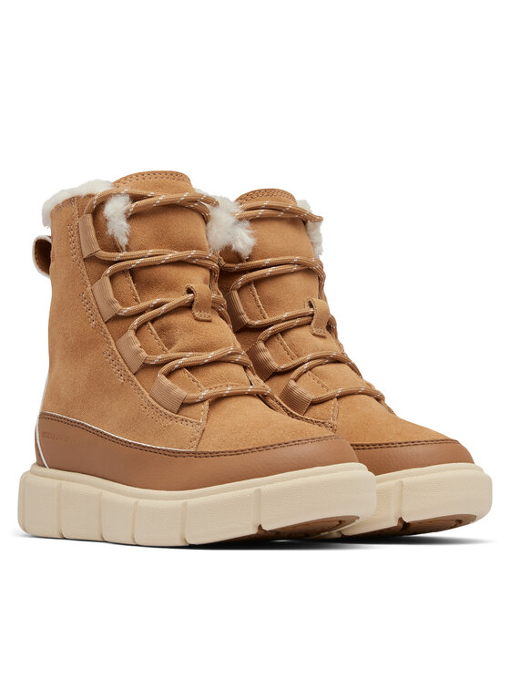 Sorel Sorel Škornji za sneg Youth Explorer III Lace Wp 2088512253 Rjava