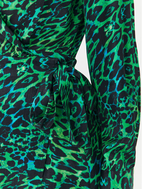 Fracomina Fracomina Hemdkleid FR23WD1011W413L7 Grün Regular Fit