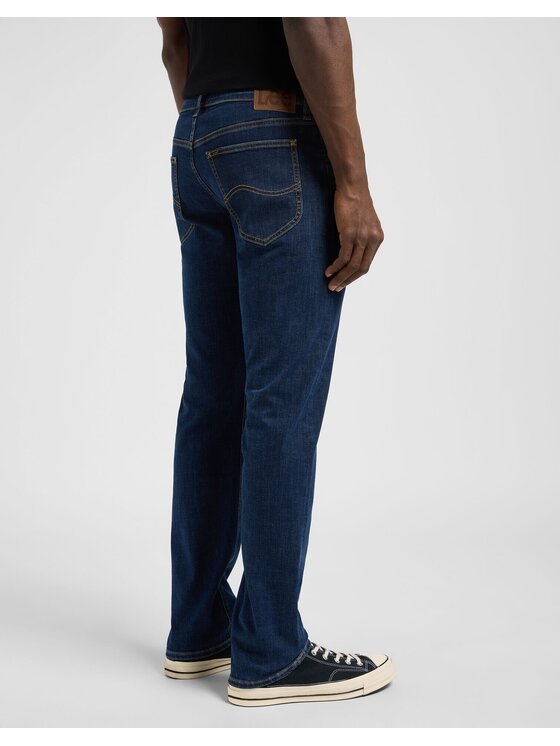 Lee Lee Jeansy DAREN ZIP FLY Niebieski Straight Leg