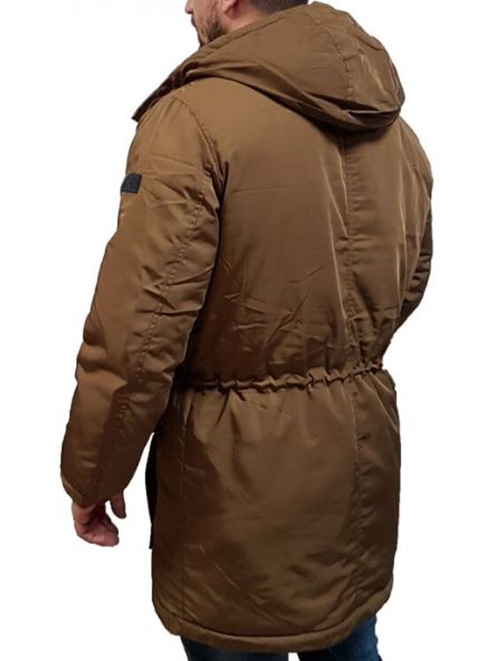Pepe Jeans Pepe Jeans Bunda pro přechodné období PM402311 887 Khaki Parka Fit