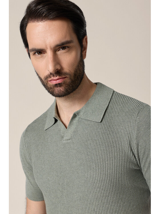 Lancerto Lancerto Polo Romano PO073126000030 Zielony Regular Fit