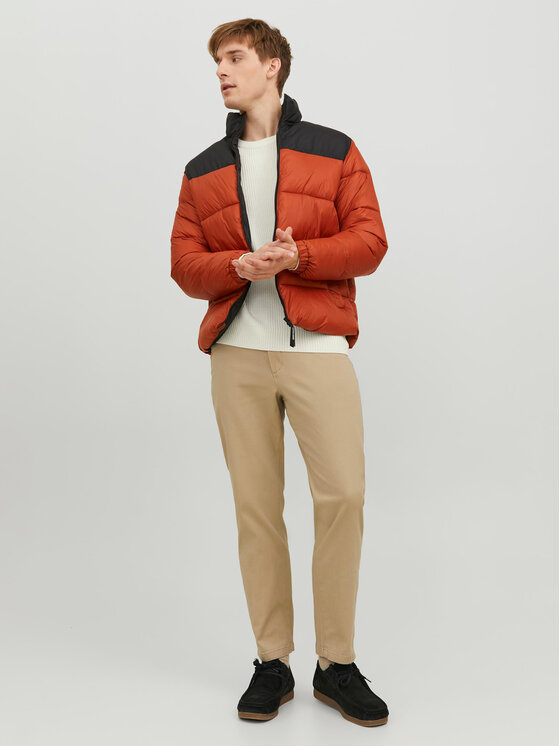 Jack&Jones Jack&Jones Зимно яке 12235860 Оранжев Regular Fit