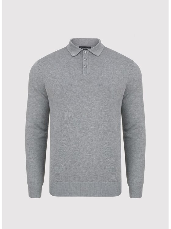 Pako Lorente Pako Lorente Sweter P24WF-2X-008 Szary Classic Fit