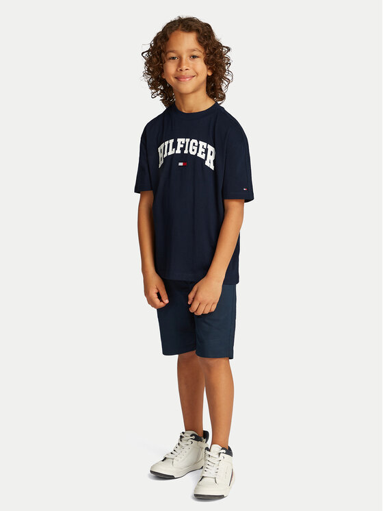 Tommy Hilfiger Tommy Hilfiger Póló Varsity KB0KB09533 Sötétkék Regular Fit