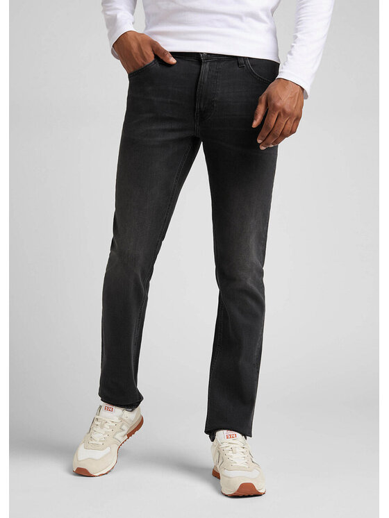 Jeansy Lee, Rozmiar W38/L30, Czarne, DAREN ZIP FLY