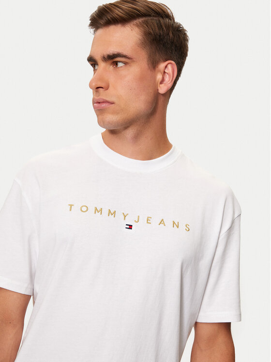 Tommy Jeans Tommy Jeans Marškinėliai DM0DM19694 Balta Regular Fit