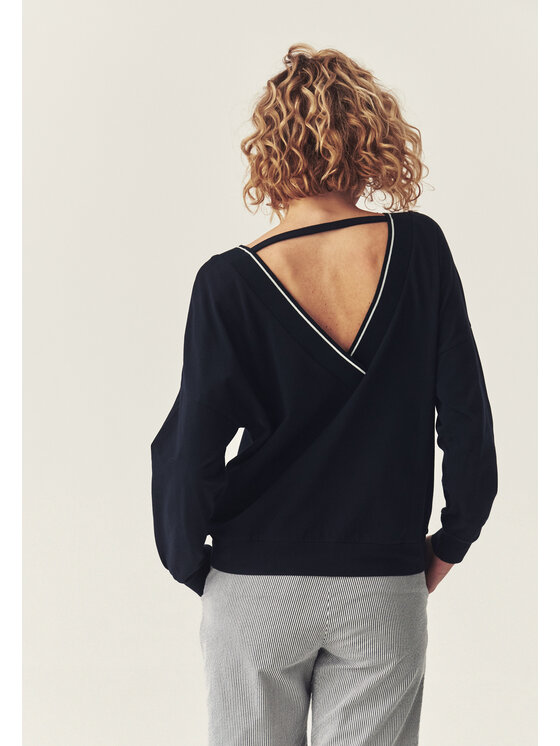 TATUUM TATUUM Mikina ANEKO Tmavomodrá Loose Fit
