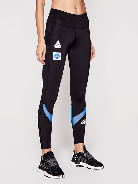 adidas Legíny Own The Run Space Race GK6990 Černá Slim Fit • Modivo.cz