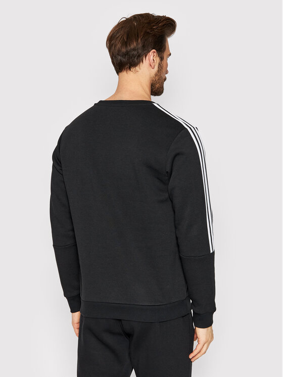 adidas adidas Sweatshirt Essentials Fleece Cut 3-Stripes GK9579 Schwarz Standard Fit