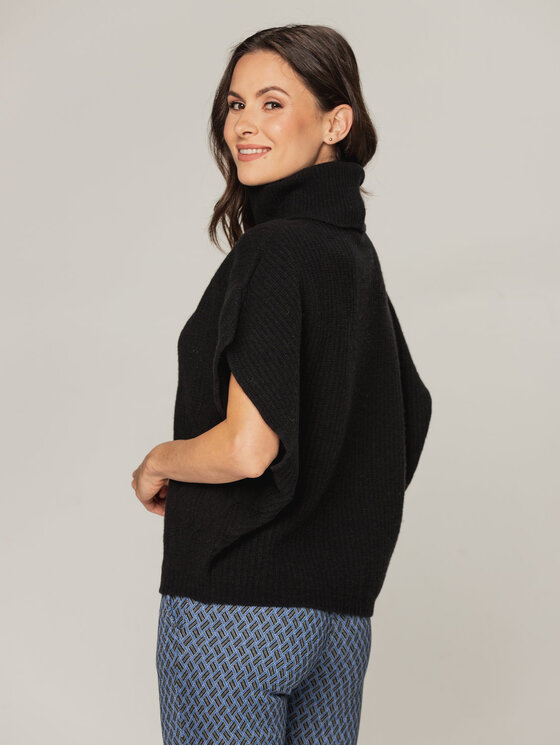 Willsoor Willsoor Sweter 66857/1 Czarny Loose Fit