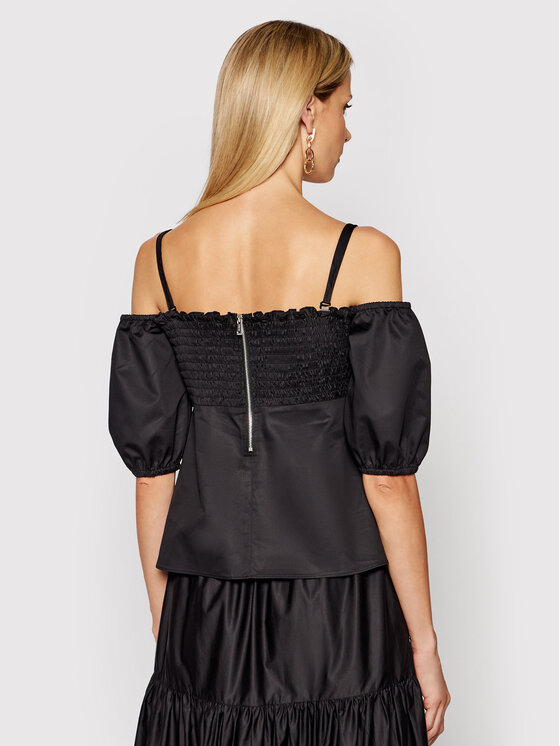 Blusa W1GH97 WDXM0 Nero Regular Fit