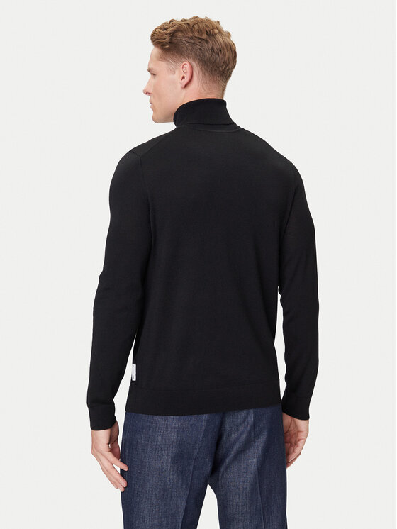 Marc O'Polo Denim Marc O'Polo Denim Bluză cu gât 5000007221 Negru Regular Fit