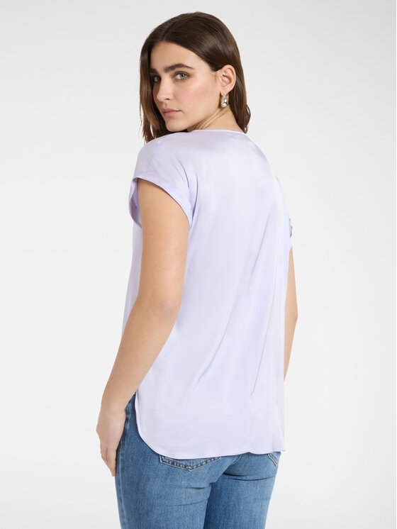 Elena Mirò Elena Mirò Bluzka 2086P100217N0A9 Fioletowy Regular Fit