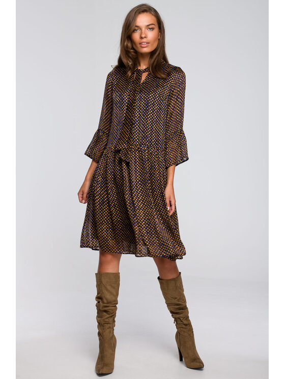 Stylove Sukienka codzienna, rozmiar XXL, Żółta, S237