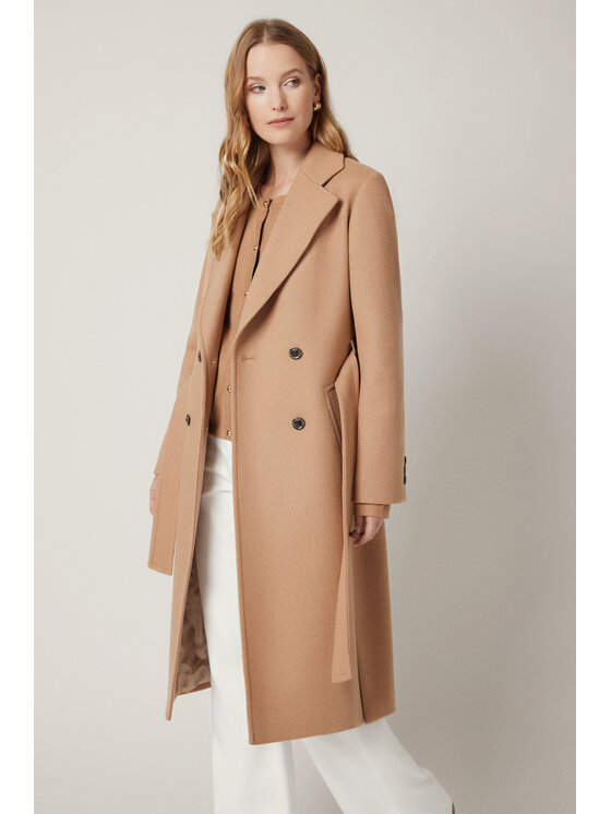 Lancerto Lancerto Płaszcz Lunaris PC073225000004 Beżowy Regular Fit