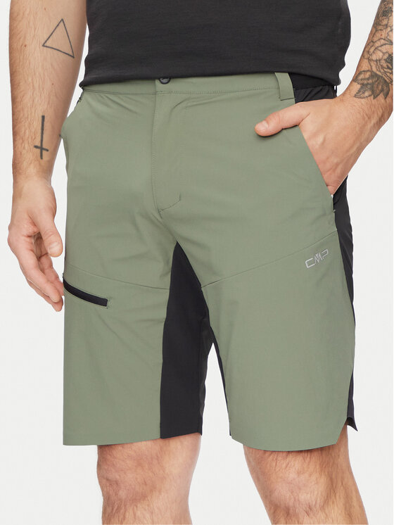 CMP CMP Sportske kratke hlače 33T6667 Zelena Active Fit