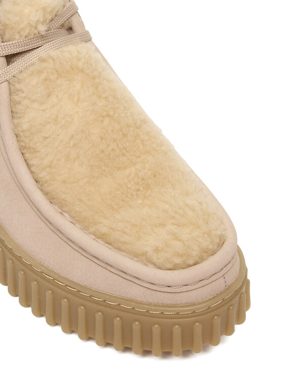 Clarks Clarks Trzewiki Torhill Moss 26182914 Beżowy