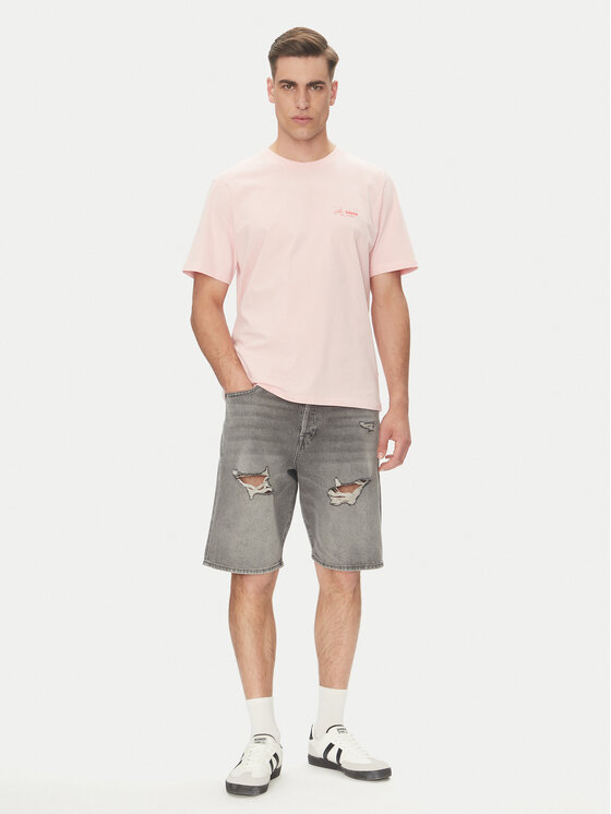 Jack & Jones Jack & Jones Szorty jeansowe Alex 12274957 Szary Loose Fit