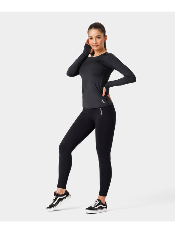 Carpatree Carpatree Top Classic longsleeve Czarny Fitted Fit
