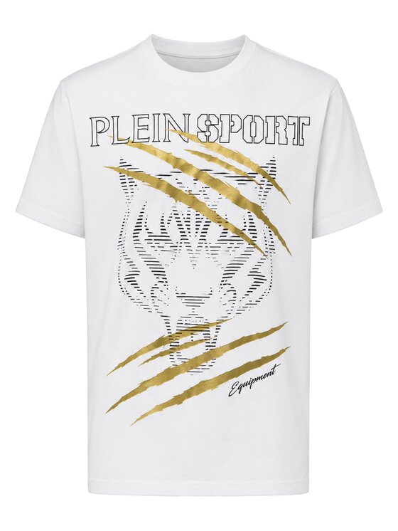 Plein Sport Plein Sport T-Shirt 31532 Bílá Regular Fit