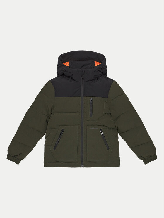 Kurtka zimowa Jack&Jones Junior, Rozmiar 98, Zielona, Otto 12258548