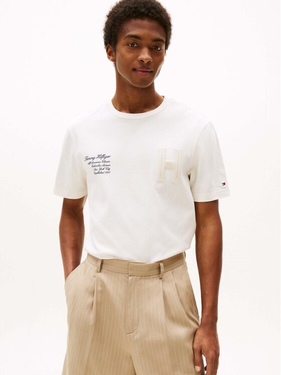 Tommy Hilfiger Tommy Hilfiger T-shirt 89847 Beige Regular Fit