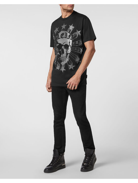 PHILIPP PLEIN PHILIPP PLEIN T-shirt 8751 Nero Regular Fit