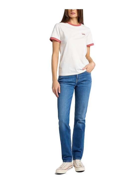 Lee Lee Jeansy 112355267 Niebieski Regular Fit