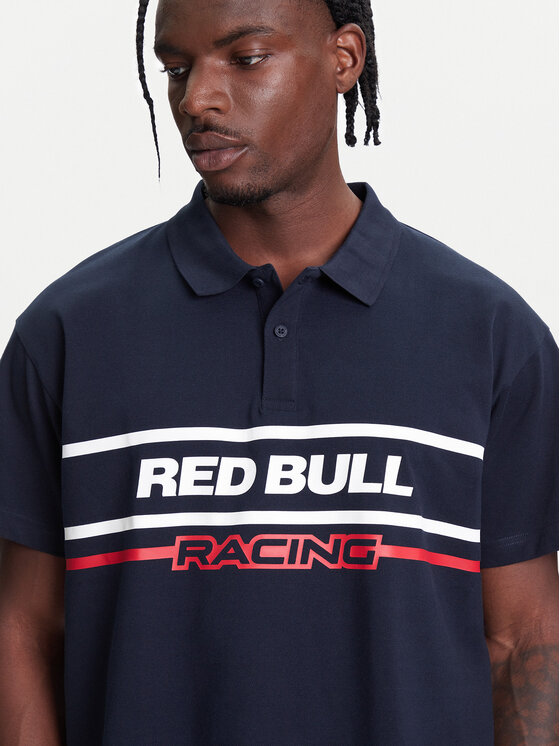 Pepe Jeans Pepe Jeans Polo Red Bull Racing Moto Panel RM540017 Granatowy Regular Fit