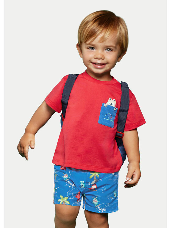 Mayoral Mayoral Set T-Shirt und Badehose 1650 Bunt Regular Fit