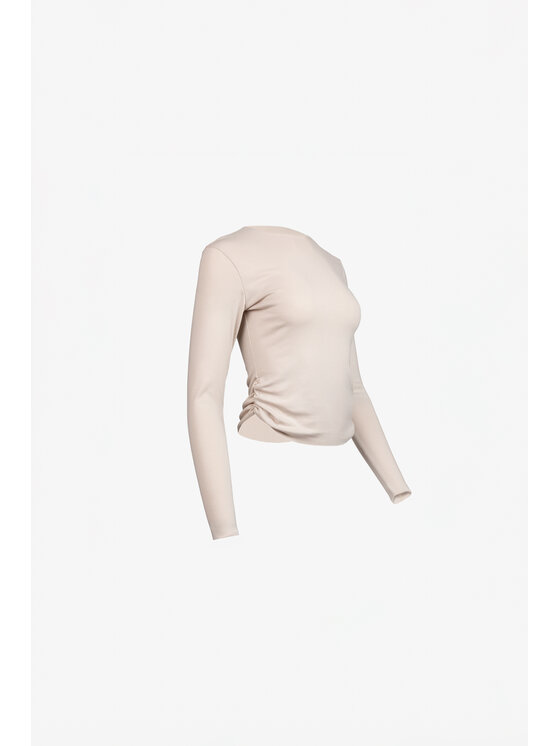 LE POSSÉ LE POSSÉ Blúzka LJZM Béžová Slim Fit