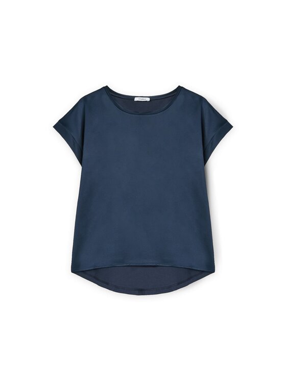 Motivi Motivi T-shirt G063W703439N034 Blu Regular Fit