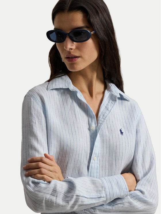 Polo Ralph Lauren Polo Ralph Lauren Риза 211A96158003 Светлосиньо Classic Fit