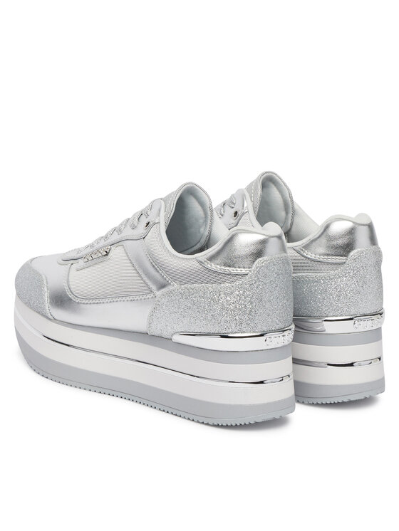 Guess Guess Sneakersy FLJHN3 LEL12 Strieborná