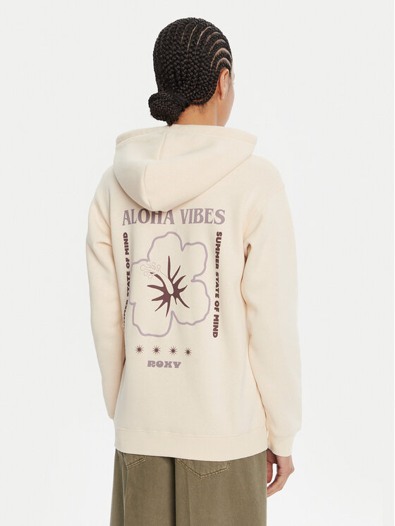 Roxy Roxy Μπλούζα ERJFT05021 Μπεζ Regular Fit