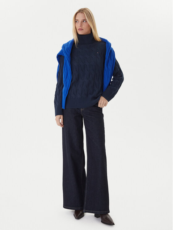 Tommy Hilfiger Tommy Hilfiger Ζιβάγκο WW0WW46791 Σκούρο μπλε Regular Fit